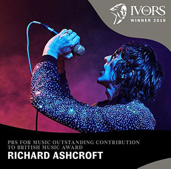 Richard Ashcroft awarded Ivor Novello Prize